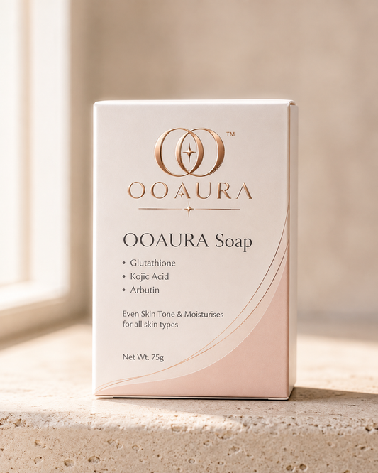 OOAURA Brightening Soap 75g | Glutathione, Kojic Acid & Arbutin