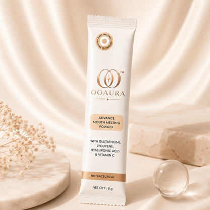 OOAURA Glutathione Mouth Melting Sachets with Vitamin C, Vitamin E & Hyaluronic Acid | 15 Sachets