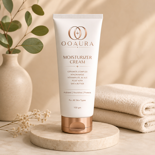 OOAURA Moisturizer Cream 100g | Ceramide, Niacinamide & Vitamin B5 Barrier Care
