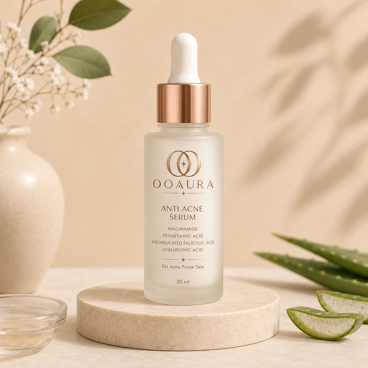 OOAURA Anti-Acne Serum 30ml | Niacinamide, Tranexamic Acid & Encapsulated Salicylic Acid
