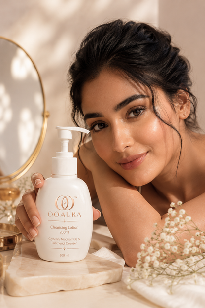 OOAURA Cleansing Lotion 200ml | Glycerin, Niacinamide & Panthenol Cleanser