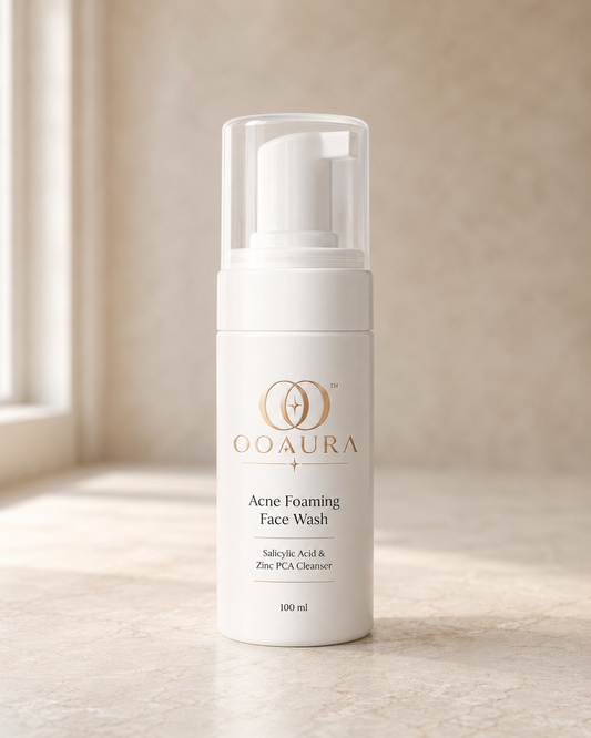 OOAURA Acne Foaming Face Wash 100ml | Salicylic Acid & Zinc PCA Cleanser