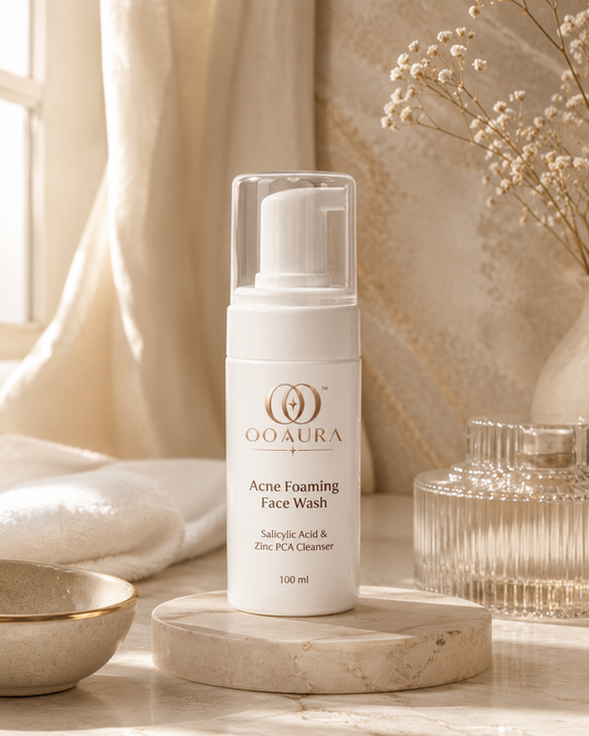 OOAURA Acne Foaming Face Wash 100ml | Salicylic Acid & Zinc PCA Cleanser