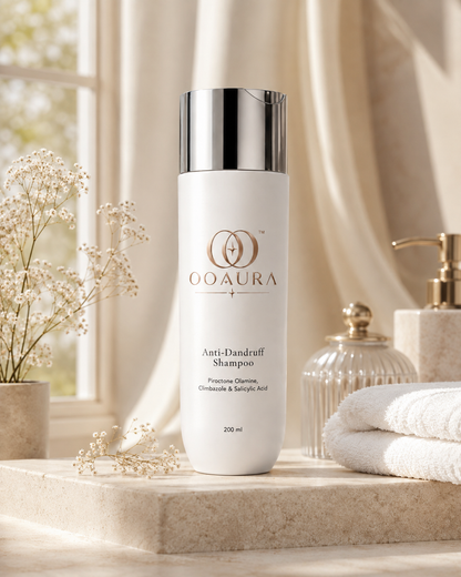 OOAURA Anti-Dandruff Shampoo 200ml | Piroctone Olamine, Climbazole & Salicylic Acid