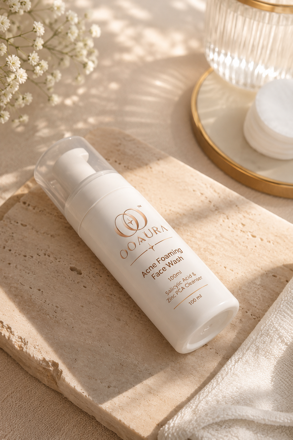 OOAURA Acne Foaming Face Wash 100ml | Salicylic Acid & Zinc PCA Cleanser