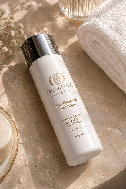 OOAURA Anti-Dandruff Shampoo 200ml | Piroctone Olamine, Climbazole & Salicylic Acid
