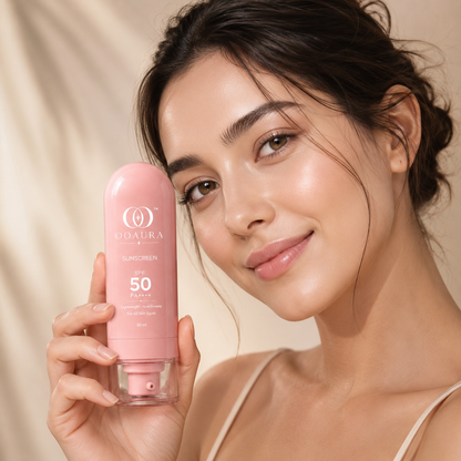 OOAURA MoistGuard 2-in-1 SPF 50+ PA++++ Sunscreen Moisturiser with Niacinamide, Ceramide & Hyaluronic Acid