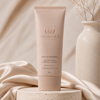 OOAURA OUV Sunscreen 50 g with Green Tea, Trehalose & Vitamin E